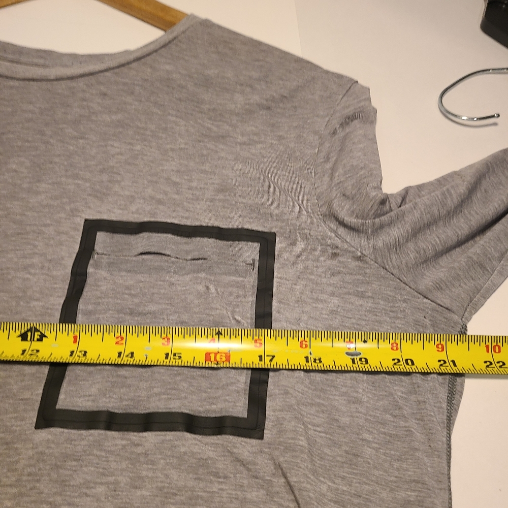 Outerknown Origin Tee Large Gray Polyester Tencel… - image 6